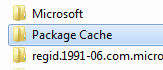 Что такое package cache