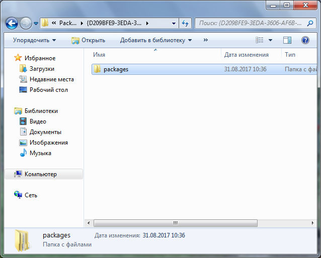 Что такое package cache