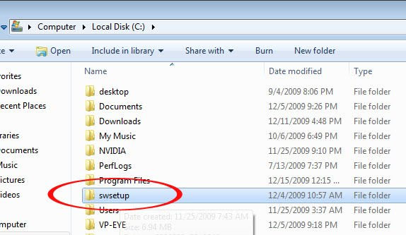swt что это за папка в windows 10
