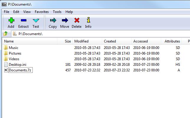 Что такое 7 zip console